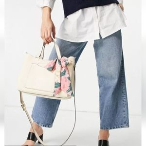 STEVEN MADDEN Bparker White Crossbody Satchel Bag ~ NWT